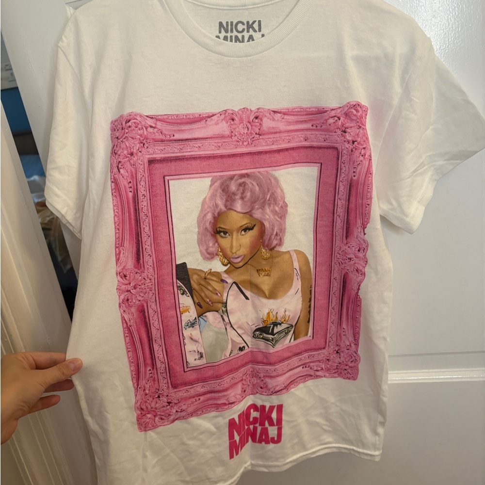 Nicki Minaj Pink Framed Graphic Tee